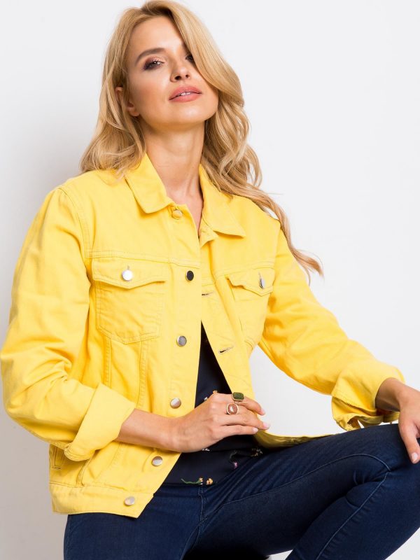 RUE PARIS Yellow Daisy Jacket