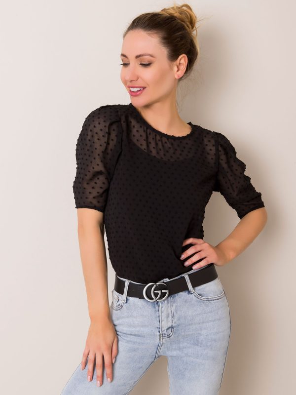 Black blouse Luise RUE PARIS