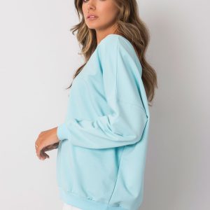 Lilyana Blue Hoodless Sweatshirt