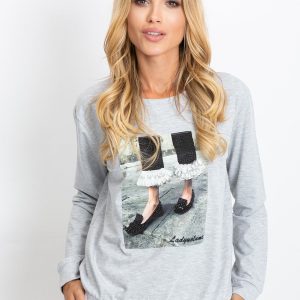 Grey Sweatshirt Volume