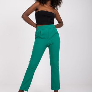 Green pants from Hidalgo fabric