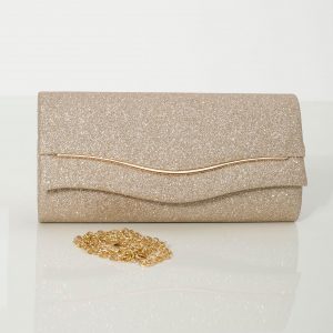 Light Gold Olong Formal Purse