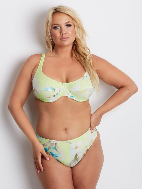 Light Green PLUS SIZE Mysterious Swimsuit