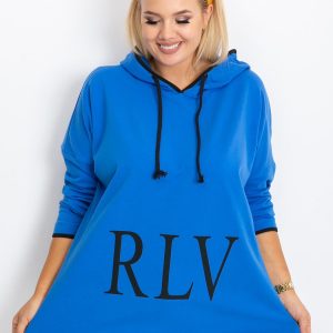 Blue plus size sweatshirt Skip