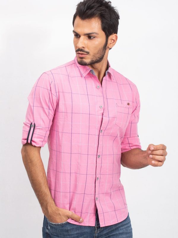 Pink Men's Shirt Extraordinary