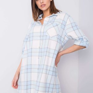 Nerea Blue Plaid Shirt