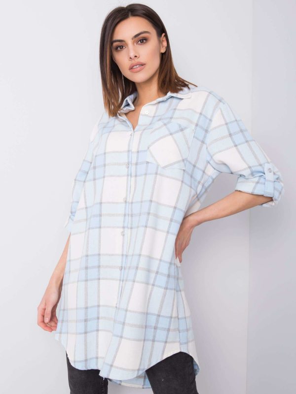 Nerea Blue Plaid Shirt