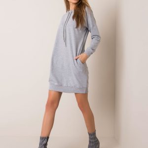 Grey melange dress Nessa RUE PARIS