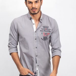 Men's Grey Shirt Militare