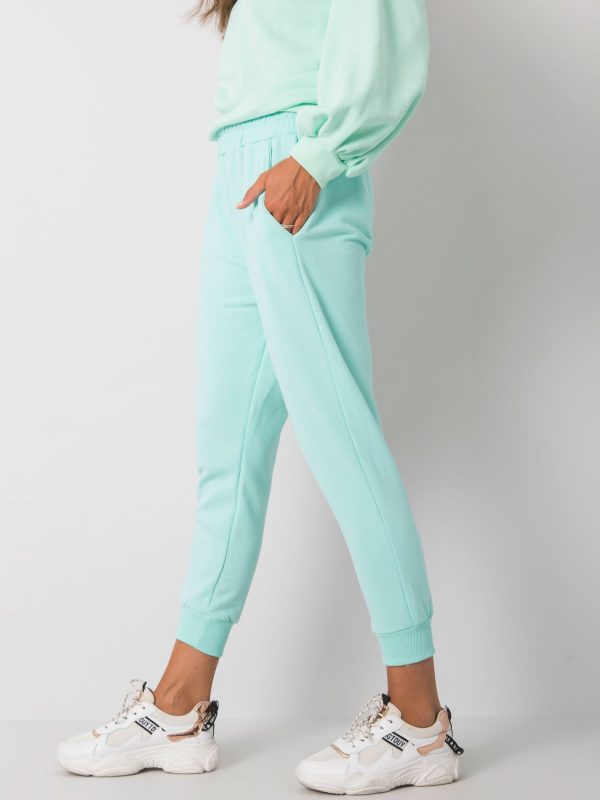 Clancy Cotton Mint Sweatpants