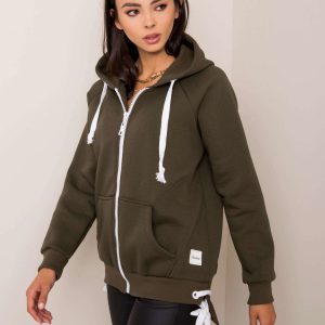 Khaki sweatshirt Debby