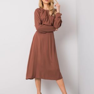 Dark brown dress Savona RUE PARIS