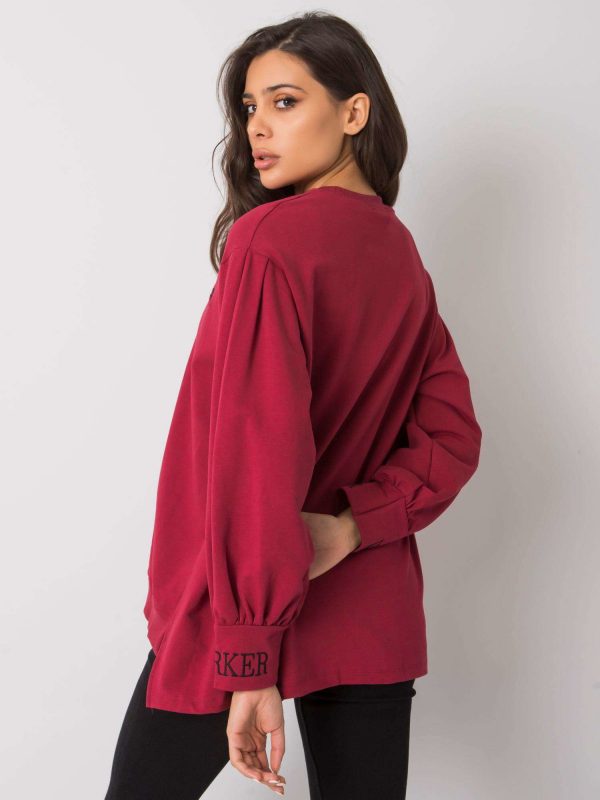 Burgundy hoodie Laylin