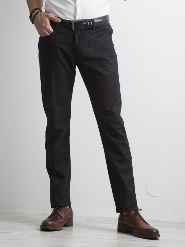 Men's chinos black