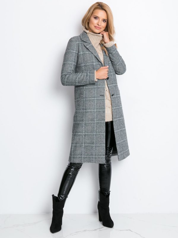 RUE PARIS Grey coat Agree