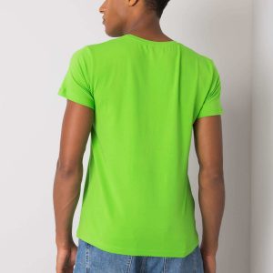 Men's green T-shirt cotton Andreas