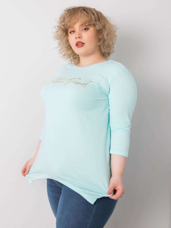 Light Blue Rylee Blouse