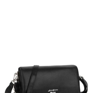 LUIGISANTO black oblong bag