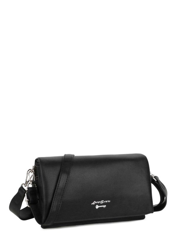 LUIGISANTO black oblong bag