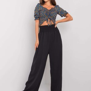 Lareen RUE PARIS black wide pants