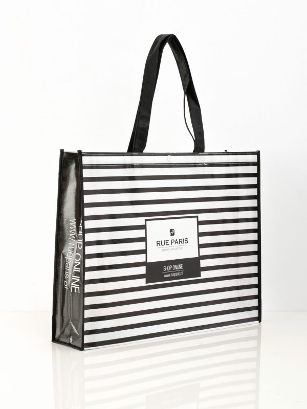 Black and White Shopping Bag