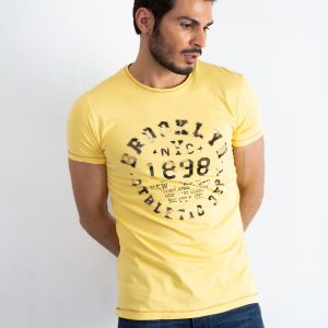 Yellow Men's College T-Shirt