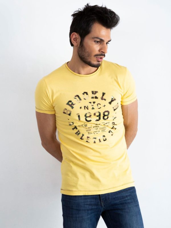 Yellow Men's College T-Shirt