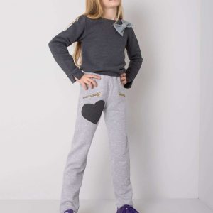 Gray girls sweatpants DODO KIDS