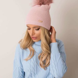 Pale pink winter hat RUE PARIS