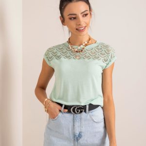 Mint t-shirt Lucie RUE PARIS