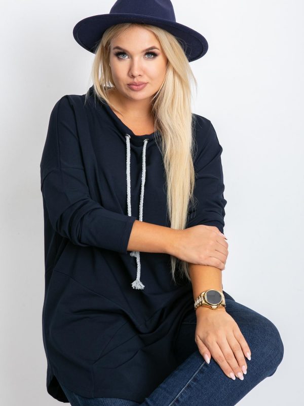 Navy blue tunic plus size Move