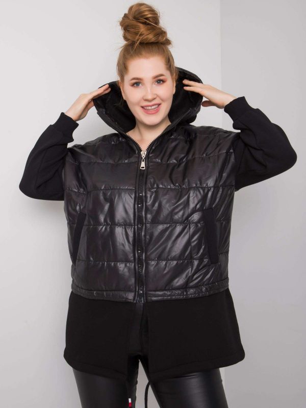 Black Plus Size Hoodie Bahia