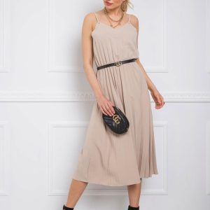 Bridget RUE PARIS beige dress