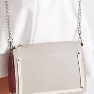 Grey Pink Elegant Handbag