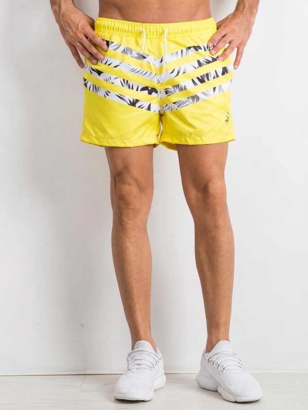 Travis Men's Yellow Shorts