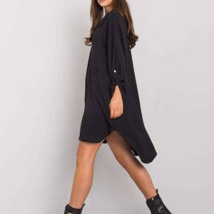 Elaria black oversize dress