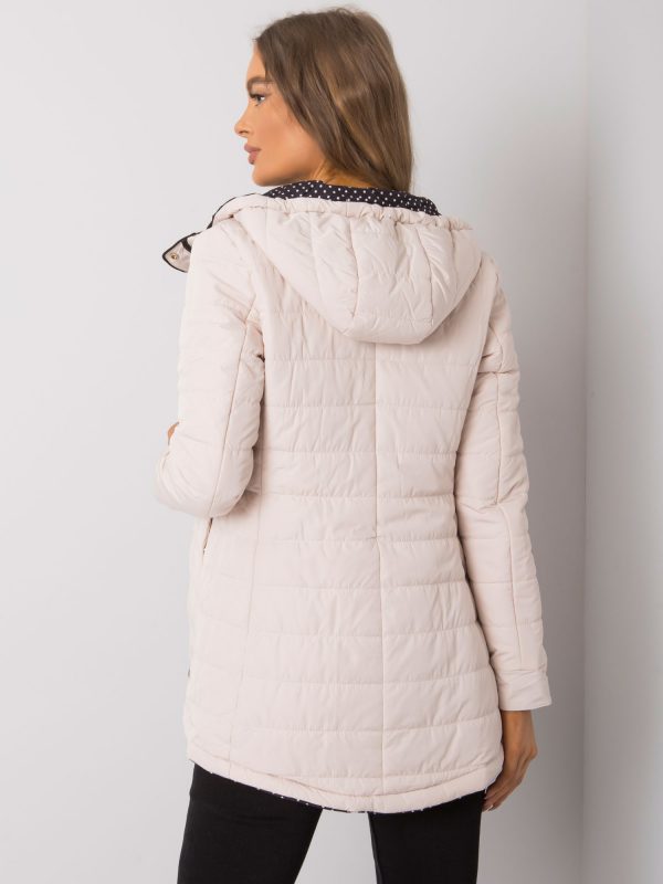 Cambria black and beige double-sided jacket