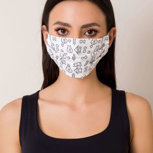 White Cotton Reuse Mask