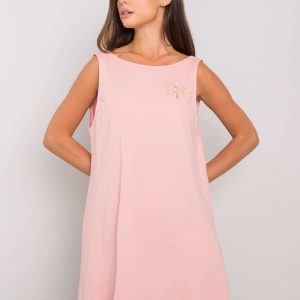 Ramya RUE PARIS Pale Pink Cotton Dress