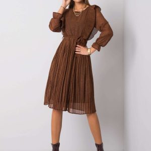 Brown dress Bree RUE PARIS