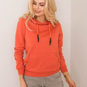 Dark Orange Snappy Sweatshirt