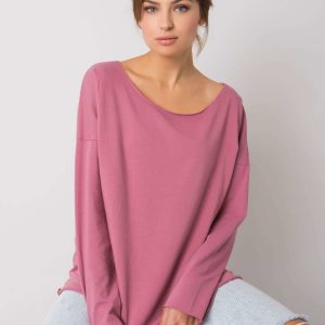 Leyah Dirty Pink Long Sleeve Blouse