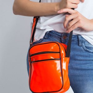 Orange Messenger Bag