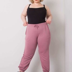 Ainhoa Dirty Pink Plus Size Cotton Sweatpants