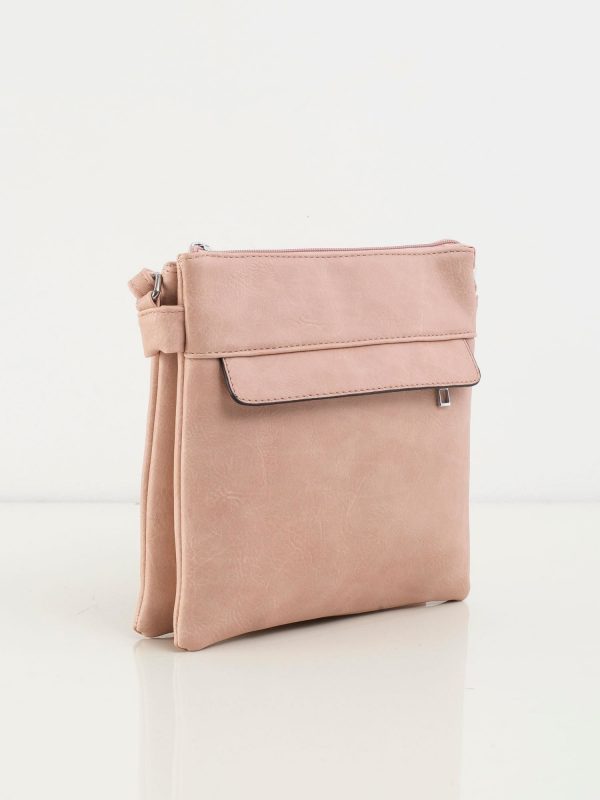 Pushy pink postbag with long strap