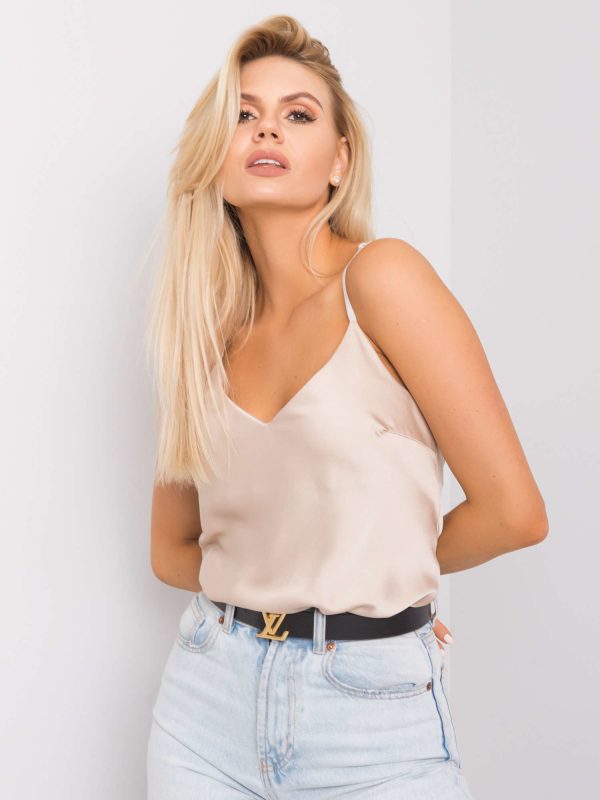 Beige top Adelina OCH BELLA