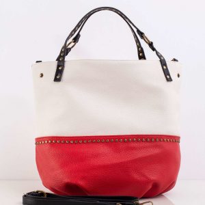 Red capacious bag