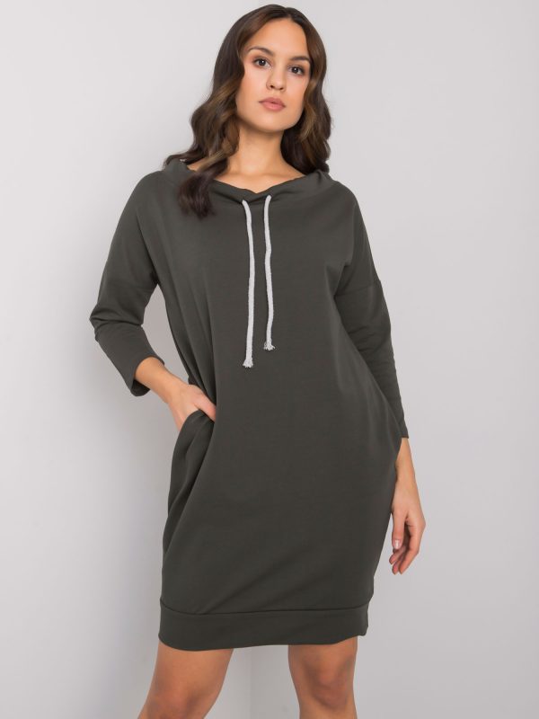 Khaki Paulie Cotton Dress