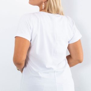 White t-shirt Glory PLUS SIZE