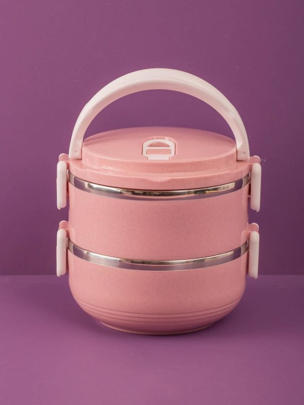 Pink lunch box